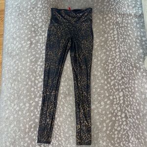 Spanx faux leather leggings size small